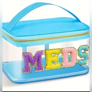 Medication  Organizer Bag with Colorful Letters